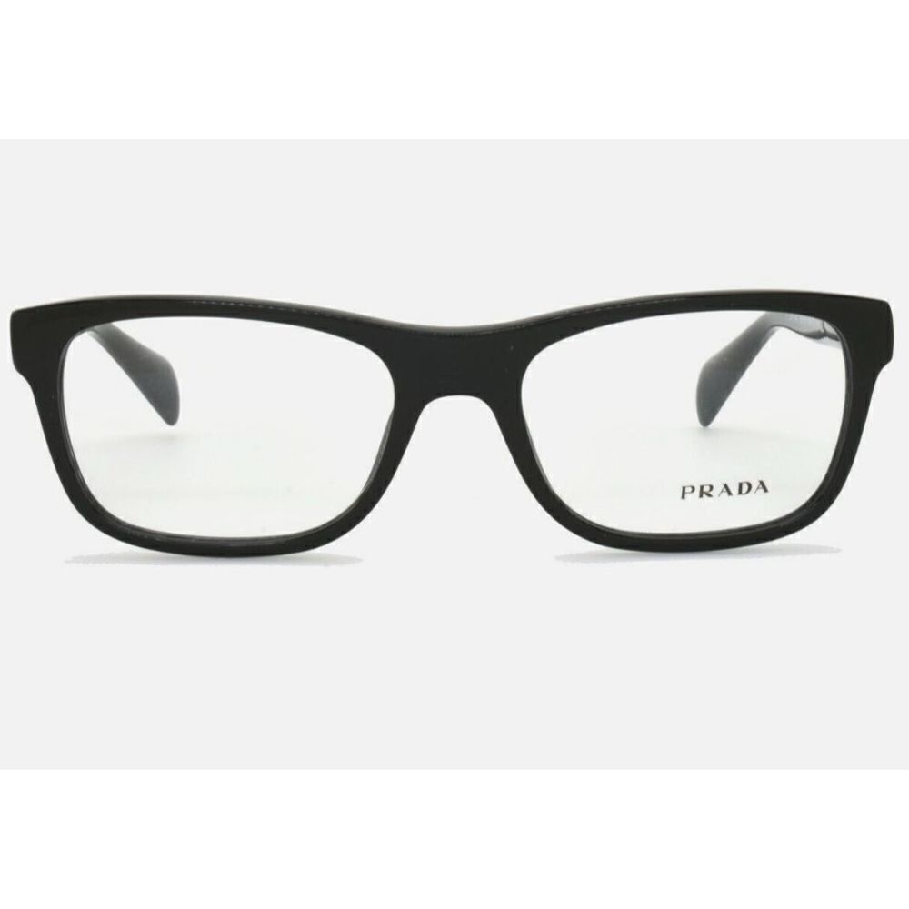 Prada VPR 19P 1AB-1O1 Black Eyeglasses Frames 53-18-140 GLASSES & HARD CASE